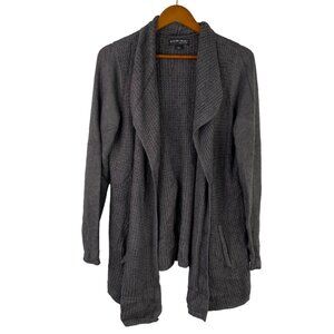 Barefoot Dreams Cardigan Sweater Size Large Cozychic Lite Knit Plush Gray